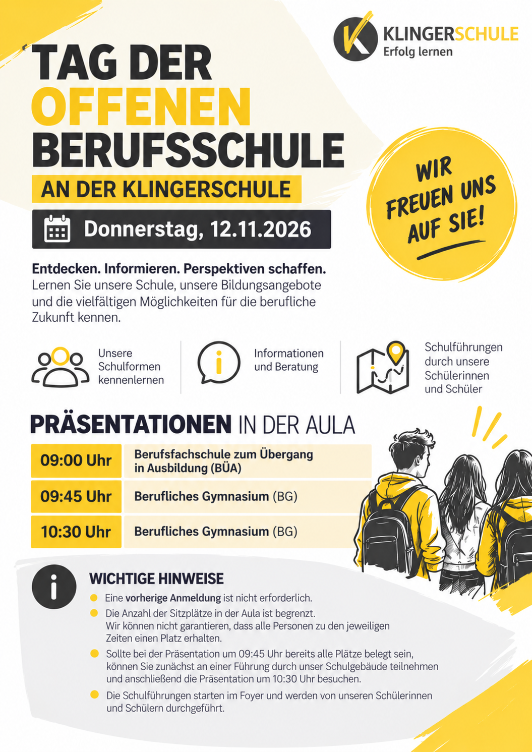 Tag der offenen Berufsschule_Klingerschule